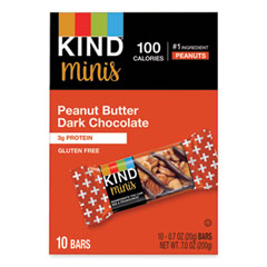 Minis, Peanut Butter Dark Chocolate, 0.7 oz, 10/Pack OrdermeInc OrdermeInc