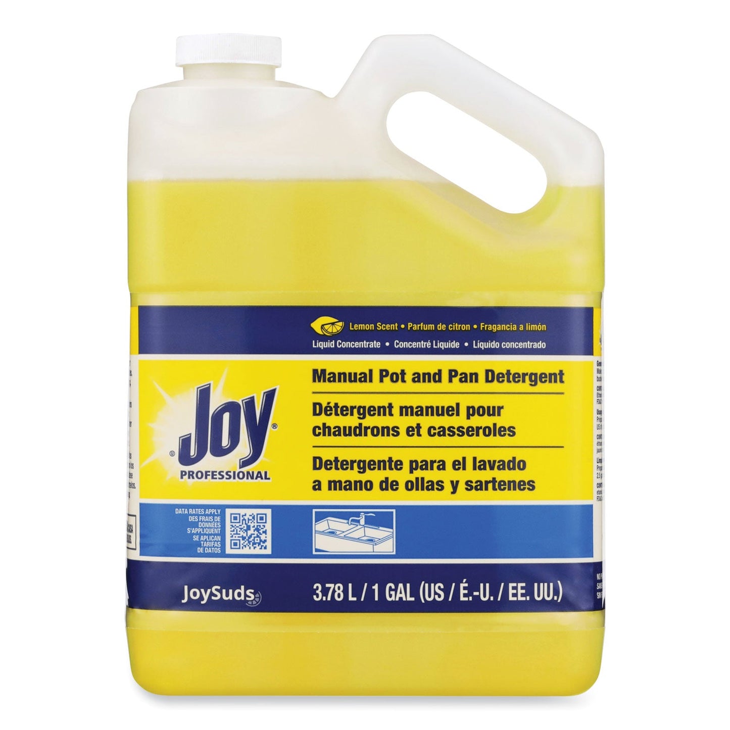 Dishwashing Liquid, Lemon Scent, 1 gal Bottle - OrderMe