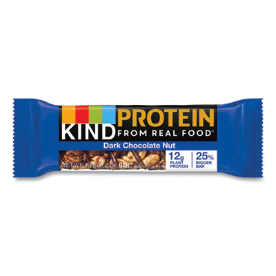 KIND LLC Protein Bars, Double Dark Chocolate, 1.76 oz, 12/Pack - OrdermeInc