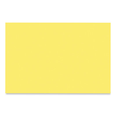 DIXON TICONDEROGA CO. SunWorks Construction Paper, 50 lb Text Weight, 12 x 18, Yellow, 50/Pack - OrdermeInc