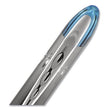 VISION ELITE BLX Series Hybrid Gel Pen, Stick, Extra-Fine 0.5 mm, Blue-Infused Black Ink, Gray/Blue/Clear Barrel OrdermeInc OrdermeInc