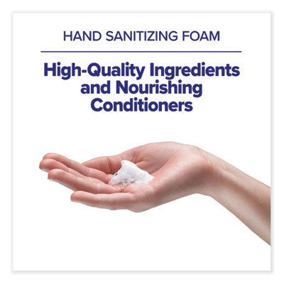 Advanced Hand Sanitizer Foam, For CS4 and FMX-12 Dispensers, 1,200 mL, Unscented, 4/Carton OrdermeInc OrdermeInc