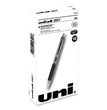 uniball® Signo 207 Gel Pen, Retractable, Bold 1 mm, Black Ink, Smoke/Black Barrel, Dozen OrdermeInc OrdermeInc