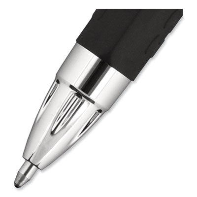 uniball® Signo 207 Gel Pen, Retractable, Bold 1 mm, Black Ink, Smoke/Black Barrel, Dozen OrdermeInc OrdermeInc