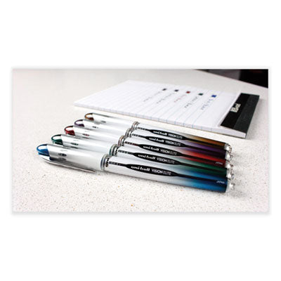 VISION ELITE BLX Series Hybrid Gel Pen, Stick, Bold 0.8 mm, Assorted Ink and Barrel Colors, 5/Pack OrdermeInc OrdermeInc