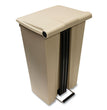 Legacy Step-On Receptacle, 23 gal, Polyethylene, Beige OrdermeInc OrdermeInc