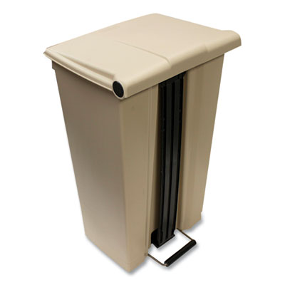 Legacy Step-On Receptacle, 23 gal, Polyethylene, Beige OrdermeInc OrdermeInc