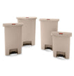 Streamline Resin Step-On Container, Front Step Style, 24 gal, Polyethylene, Beige OrdermeInc OrdermeInc