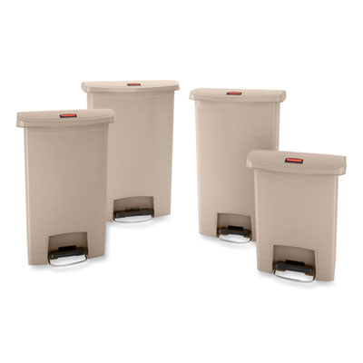 Streamline Resin Step-On Container, Front Step Style, 24 gal, Polyethylene, Beige OrdermeInc OrdermeInc