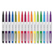 Paper Mate® Flair Felt Tip Porous Point Pen, Stick, Bold 1.2 mm, Assorted Ink Colors, White Pearl Barrel, 16/Pack OrdermeInc OrdermeInc