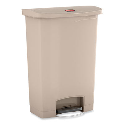 Streamline Resin Step-On Container, Front Step Style, 24 gal, Polyethylene, Beige OrdermeInc OrdermeInc