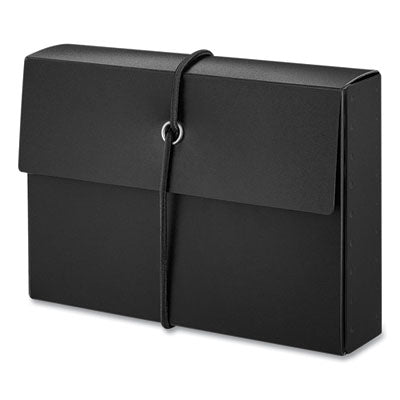 Poly Index Card Box, Holds 100 3 x 5 Cards, 3 x 1.33 x 5, Plastic, Black/Blue, 2/Pack OrdermeInc OrdermeInc