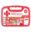 JOHNSON & JOHNSON All-Purpose First Aid Kit, 160 Pieces, Plastic Case - OrdermeInc