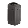 Canmeleon Indoor/Outdoor Pentagon Receptacle, 30 gal, Polyethylene, Black OrdermeInc OrdermeInc