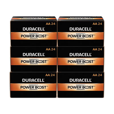 Power Boost CopperTop Alkaline AA Batteries, 144/Carton OrdermeInc OrdermeInc