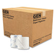 GEN Standard Bath Tissue, Septic Safe, Individually Wrapped Rolls, 1-Ply, White, 1,000 Sheets/Roll, 96 Wrapped Rolls/Carton - OrdermeInc