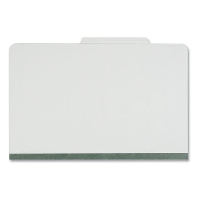Universal® Four-Section Pressboard Classification Folders, 2" Expansion, 1 Divider, 4 Fasteners, Legal Size, Gray Exterior, 10/Box OrdermeInc OrdermeInc