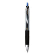 uniball® Signo 207 Gel Pen, Retractable, Fine 0.5 mm, Blue Ink, Smoke/Black/Blue Barrel, Dozen OrdermeInc OrdermeInc