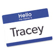 AVERY PRODUCTS CORPORATION Printable Adhesive Name Badges, 3.38 x 2.33, Blue "Hello", 100/Pack