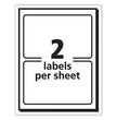 AVERY PRODUCTS CORPORATION Printable Adhesive Name Badges, 3.38 x 2.33, Blue "Hello", 100/Pack