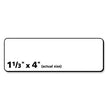 Labels, Laser Printers, 1.33 x 4, White, 14/Sheet, 100 Sheets/Box OrdermeInc OrdermeInc