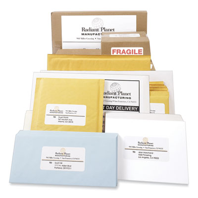 Labels, Laser Printers, 8.5 x 11, White, 100/Box OrdermeInc OrdermeInc