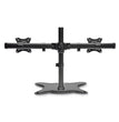 Dual Desktop Monitor Stand, For 13" to 27" Monitors, 31.69" x 10" x 18.11", Black, Supports 26 lb OrdermeInc OrdermeInc