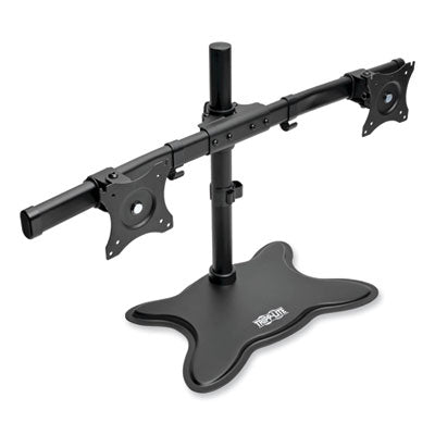 Dual Desktop Monitor Stand, For 13" to 27" Monitors, 31.69" x 10" x 18.11", Black, Supports 26 lb OrdermeInc OrdermeInc