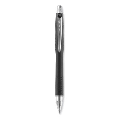 uniball® Jetstream Retractable Hybrid Gel Pen, Bold 1 mm, Black Ink, Black/Silver Barrel OrdermeInc OrdermeInc