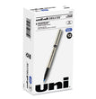 uniball® Deluxe Roller Ball Pen, Stick, Fine 0.7 mm, Blue Ink, Champagne/Black/Blue Barrel, Dozen OrdermeInc OrdermeInc