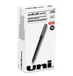 uniball® Roller Ball Pen, Stick, Extra-Fine 0.5 mm, Red Ink, Black/Red Barrel, Dozen OrdermeInc OrdermeInc