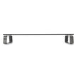 Universal Glass-Top Monitor Riser, 22" x 8" x 3", Clear, Supports 3.9 lbs OrdermeInc OrdermeInc