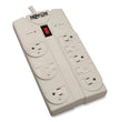 Tripp Lite Protect It! Surge Protector, 8 AC Outlets, 25 ft Cord, 1,440 J, Light Gray OrdermeInc OrdermeInc