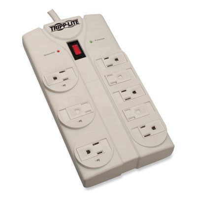 Tripp Lite Protect It! Surge Protector, 8 AC Outlets, 25 ft Cord, 1,440 J, Light Gray OrdermeInc OrdermeInc