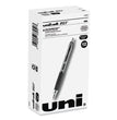 uniball® Signo 207 Gel Pen, Retractable, Medium 0.7 mm, Black Ink, Smoke/Black Barrel, Dozen OrdermeInc OrdermeInc