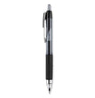 uniball® Signo 207 Gel Pen, Retractable, Medium 0.7 mm, Black Ink, Smoke/Black Barrel, Dozen OrdermeInc OrdermeInc