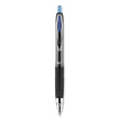 uniball® Signo 207 Gel Pen, Retractable, Medium 0.7 mm, Blue Ink, Smoke/Black/Blue Barrel, Dozen OrdermeInc OrdermeInc