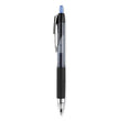 uniball® Signo 207 Gel Pen, Retractable, Medium 0.7 mm, Blue Ink, Smoke/Black/Blue Barrel, Dozen OrdermeInc OrdermeInc