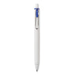 uniONE Gel Pen, Retractable, Medium 0.7 mm, Blue Ink, White/Blue Barrel, Dozen OrdermeInc OrdermeInc