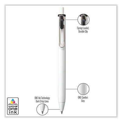 uniONE Gel Pen, Retractable, Medium 0.7 mm, Assorted Business Ink Colors, Assorted Barrel Colors, 5/Pack OrdermeInc OrdermeInc