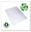 Ecotex Polypropylene Rectangular Chair Mat for Carpets, 29 x 46, Translucent OrdermeInc OrdermeInc