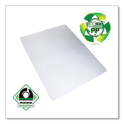 Ecotex Polypropylene Rectangular Chair Mat for Carpets, 29 x 46, Translucent OrdermeInc OrdermeInc