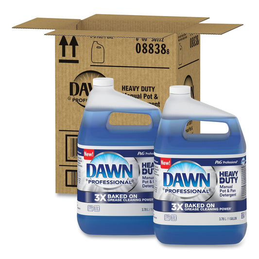 Heavy-Duty Manual Pot/Pan Dish Detergent, Original Scent, 1 gal Bottle, 2/Carton - OrderMe