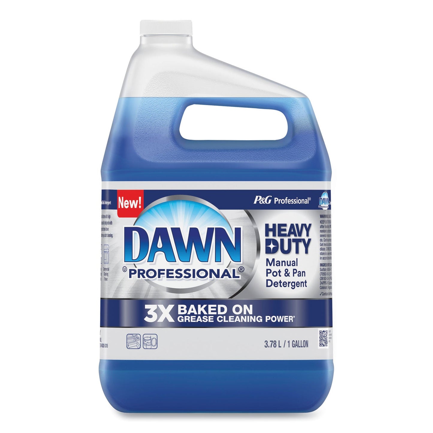 Heavy-Duty Manual Pot/Pan Dish Detergent, Original Scent, 1 gal Bottle, 4/Carton - OrderMe