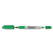 Brush Tip Permanent Marker, Twin Tip, Ultra-Fine Needle/Broad Brush Tips, Assorted Colors, 12/Pack OrdermeInc OrdermeInc
