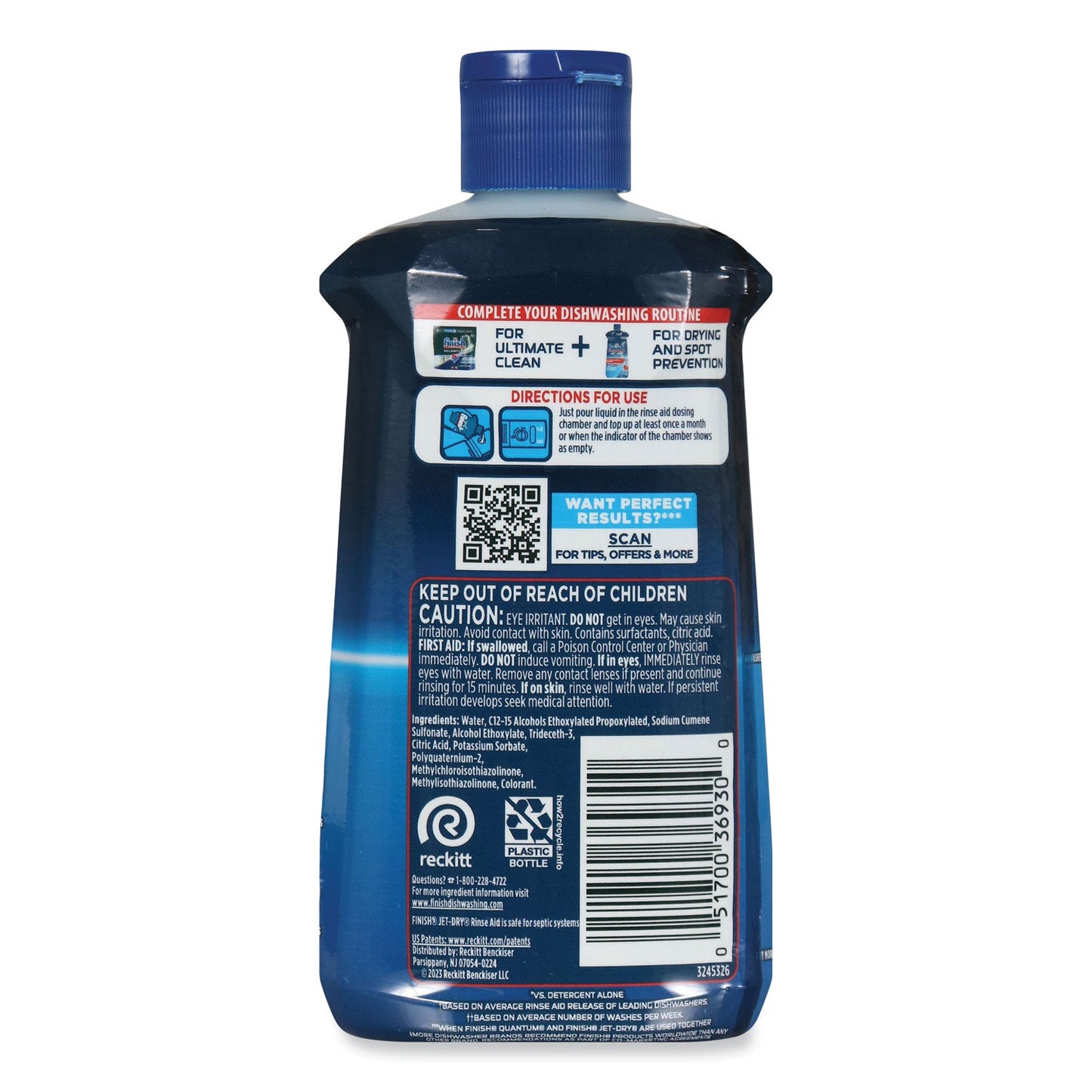 Jet-Dry Rinse Agent, 8.45 oz Bottle - OrderMe