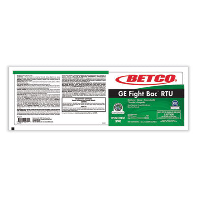 GE Fight Bac RTU Disinfectant, Fresh Scent, 1 gal Bottle OrdermeInc OrdermeInc