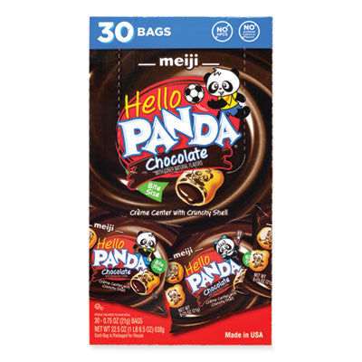 Hello Panda Chocolate Creme Filled Cookies, 0.75 oz Bag, 30 Bags/Carton, Ships in 1-3 Business Days OrdermeInc OrdermeInc