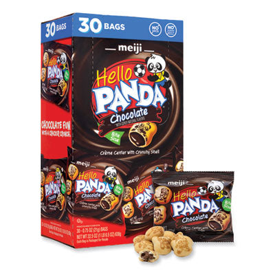 Hello Panda Chocolate Creme Filled Cookies, 0.75 oz Bag, 30 Bags/Carton, Ships in 1-3 Business Days OrdermeInc OrdermeInc