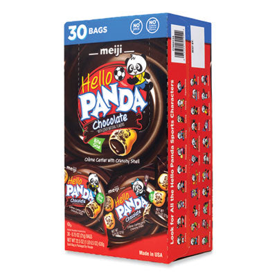 Hello Panda Chocolate Creme Filled Cookies, 0.75 oz Bag, 30 Bags/Carton, Ships in 1-3 Business Days OrdermeInc OrdermeInc